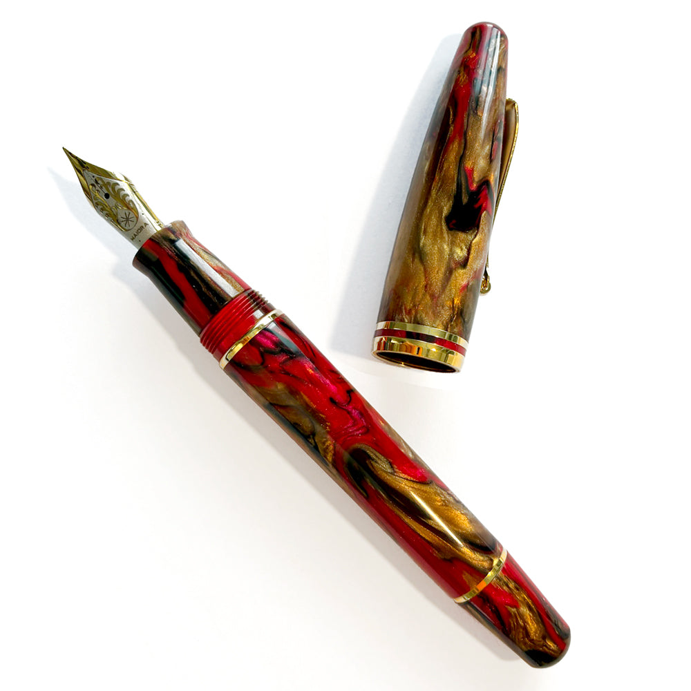 Maiora Golden Rule - Ultra Ogive Resin Fountain Pen Jonathan Brooks ...
